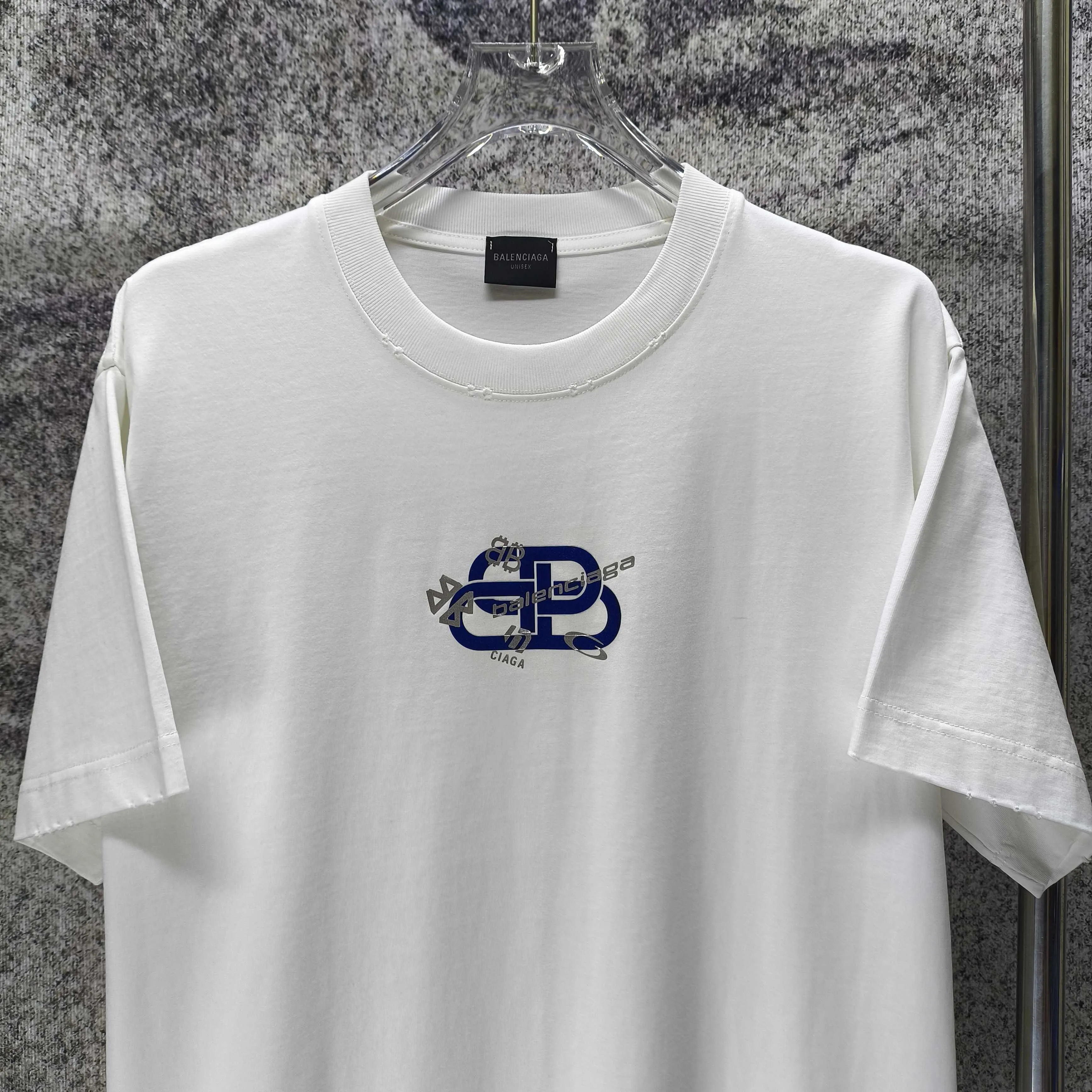 BAL* 2026 New Arrival 320g logo t Same Style Size S M L XL XXL Black White Gray